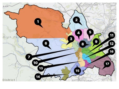 map of local People Keeping Well dementia support