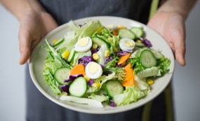 healthy bowl of salad